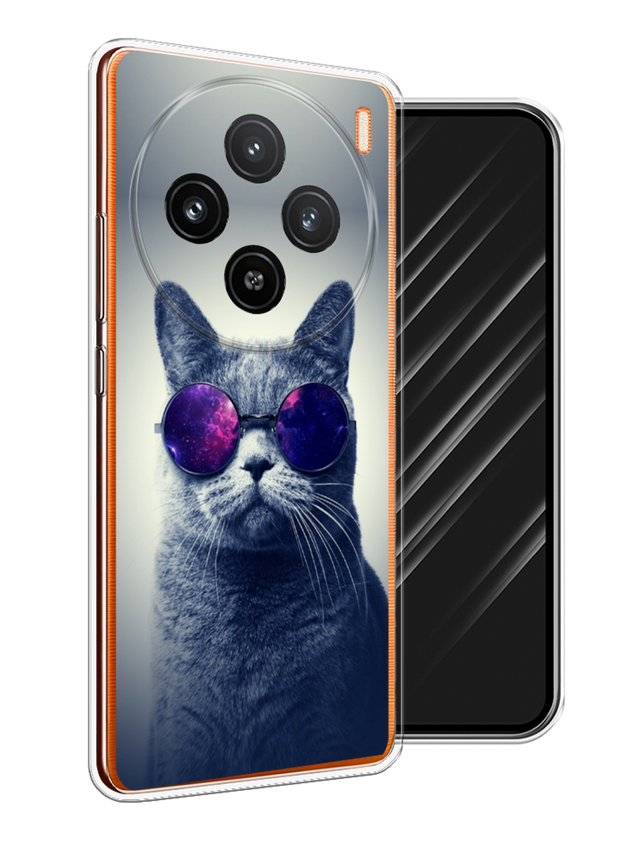 

Чехол Awog на Vivo X100 "Космический кот", Бордовый, 2611750-1