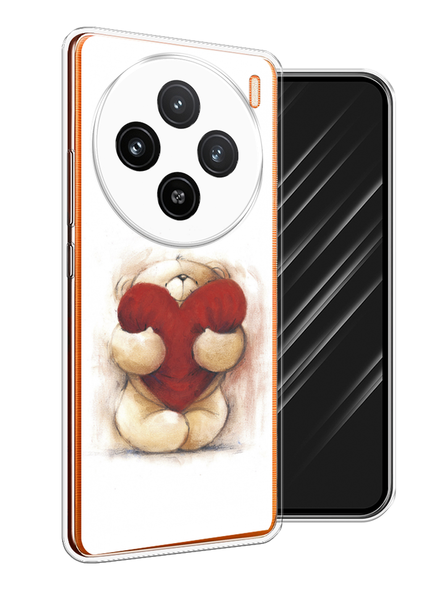 

Чехол Awog на Vivo X100 "Мишка с сердцем 1", Белый;бордовый;бежевый, 2611750-1