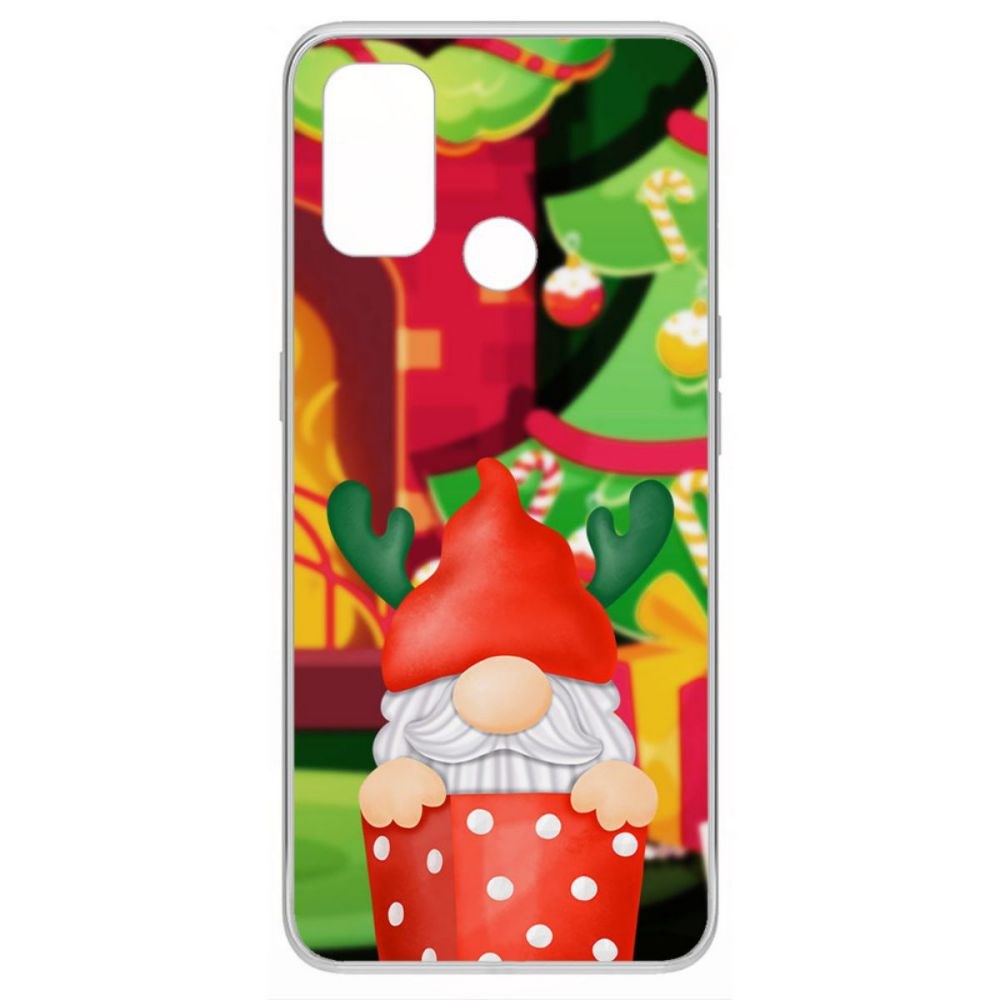 

Чехол-накладка Krutoff Clear Case Гном для Oppo A53 (2020)