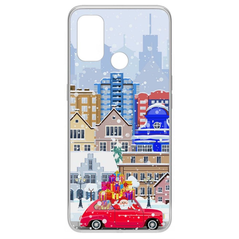 

Чехол-накладка Krutoff Clear Case Везем подарки для Oppo A53 (2020)