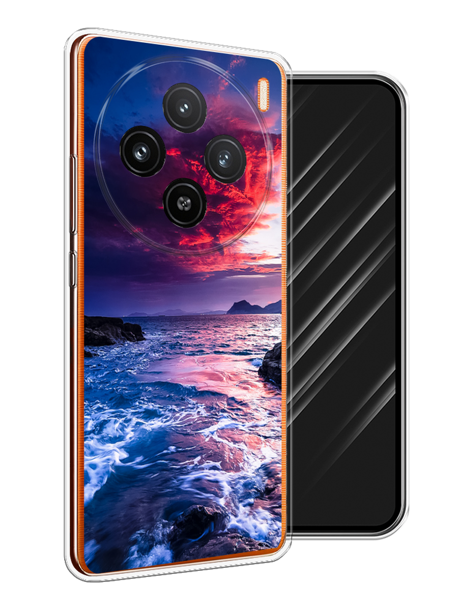 

Чехол Awog на Vivo X100 "Волны 1", Розовый;синий, 2611750-1