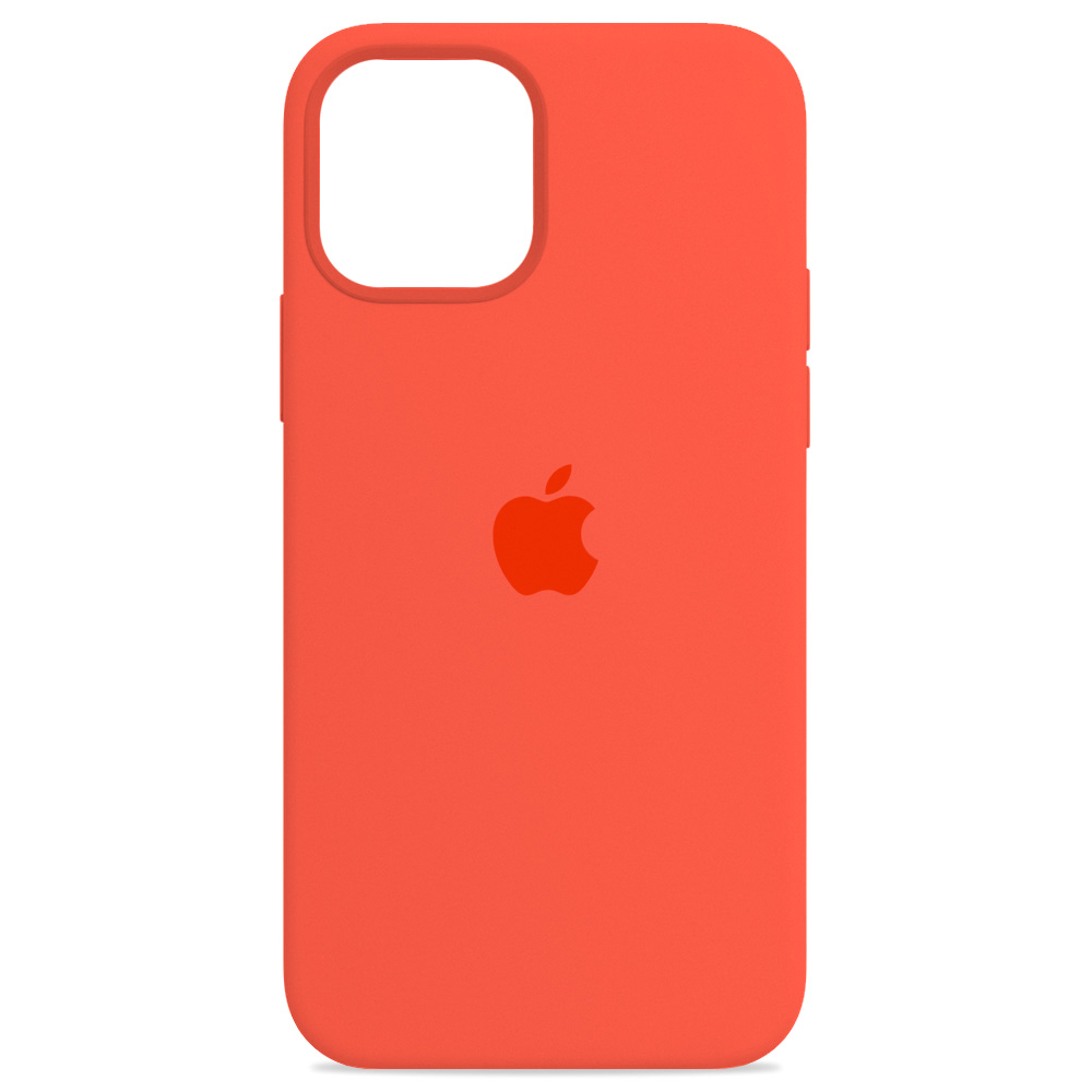 фото Чехол case-house silicone для iphone 12 pro max, спелый клементин