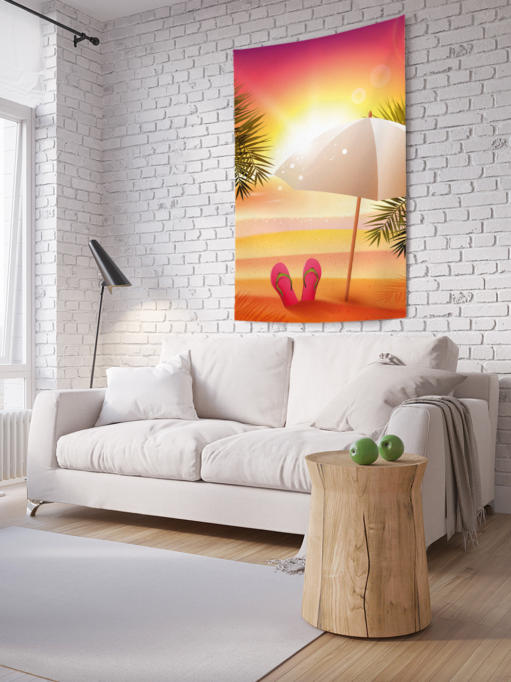

Вертикальное фотопанно на стену JoyArty Цветистый закат 150x200 см, Цветистый закат