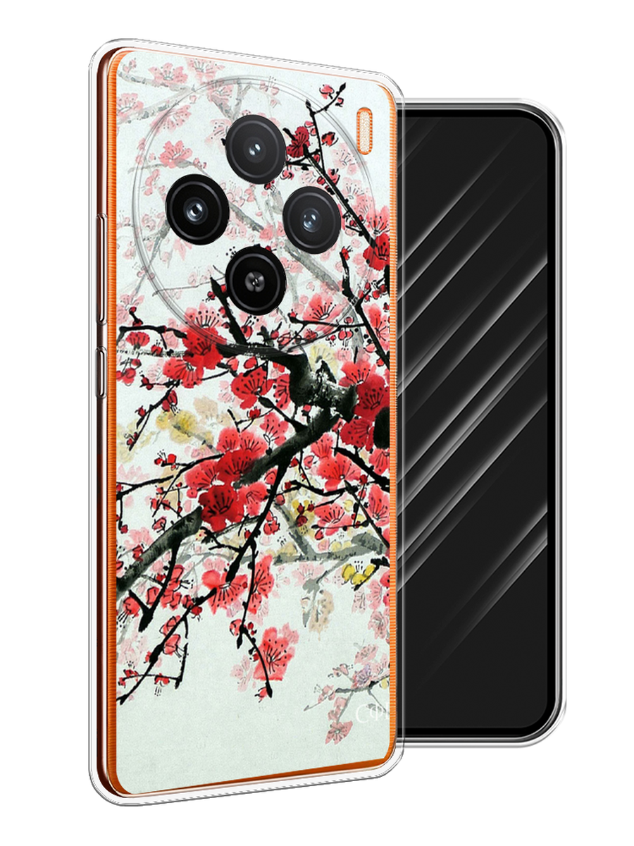 

Чехол Awog на Vivo X100 "Сакура", Розовый;черный, 2611750-1