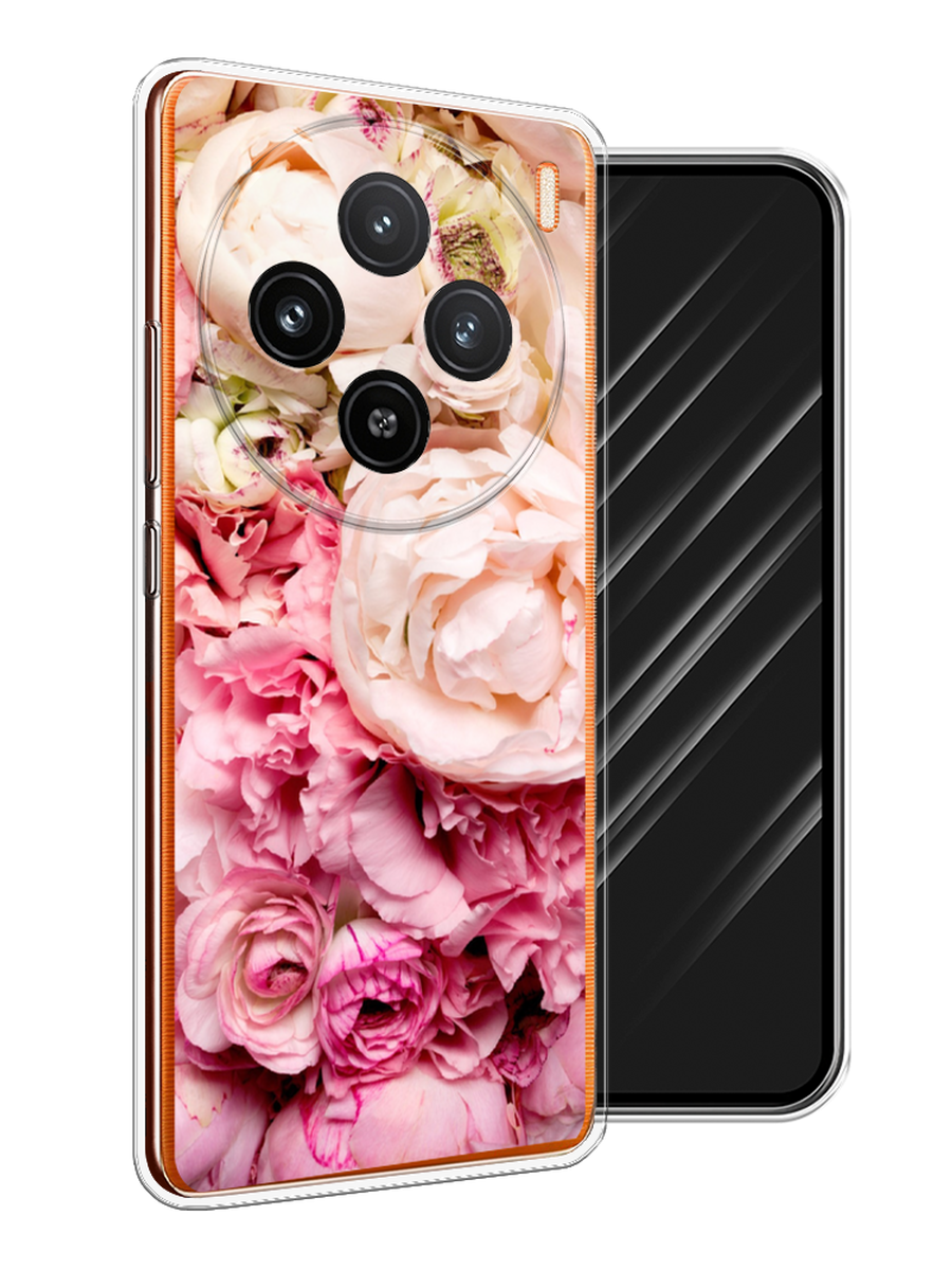 

Чехол Awog на Vivo X100 "Пионы яркие", Розовый, 2611750-1