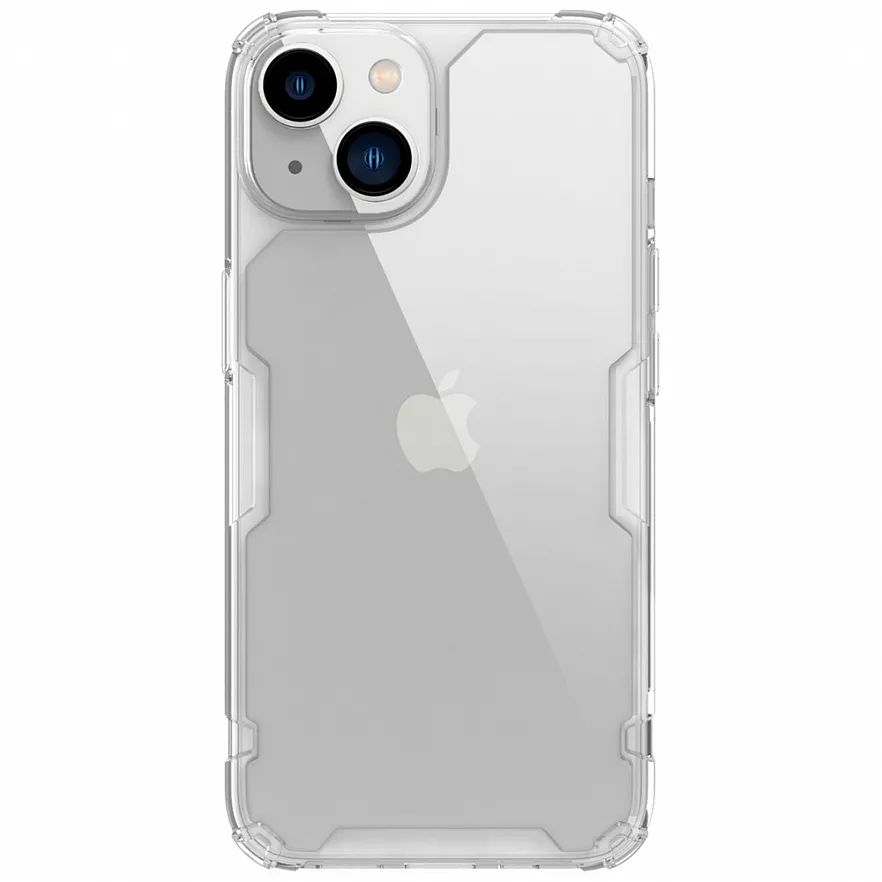 

Чехол Nillkin Nature TPU Pro для iPhone 14 прозрачный / белый, TPU Pro