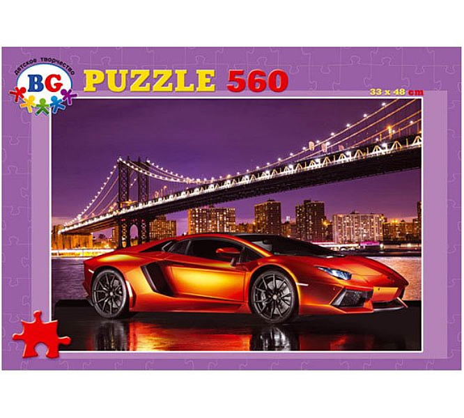 

Пазлы BG Racing 560 элементов 330х480 мм