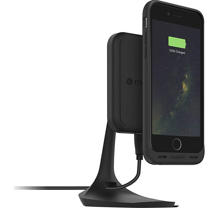 Портативная док-станция Mophie Charge Force Desk Mount с беспроводной зарядкой