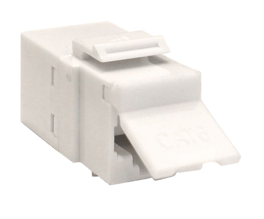 

Повторитель портов RJ-45, неэкранированный, кат.6, формата Keystone, белый