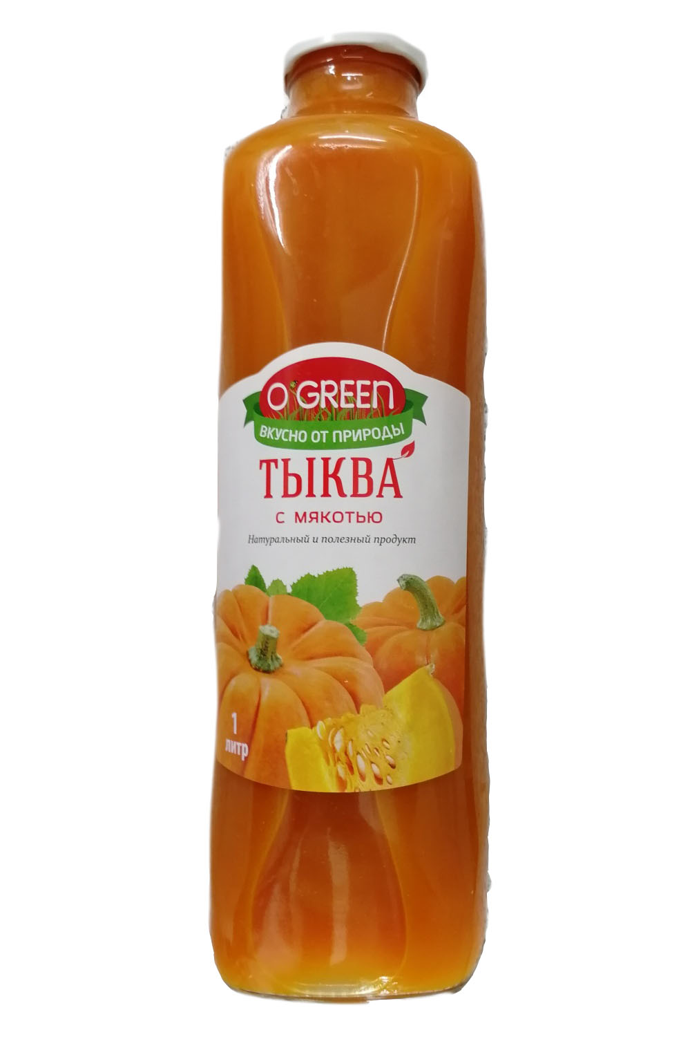 

Нектар O'Green тыквенный с мякотью 1 л