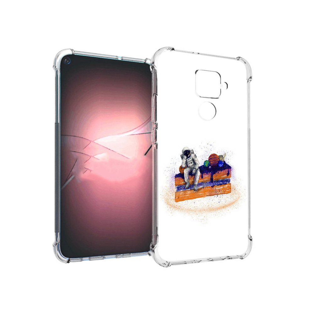 

Чехол MyPads Tocco для Huawei Nova 5i Pro торт с планетами, Прозрачный, Tocco