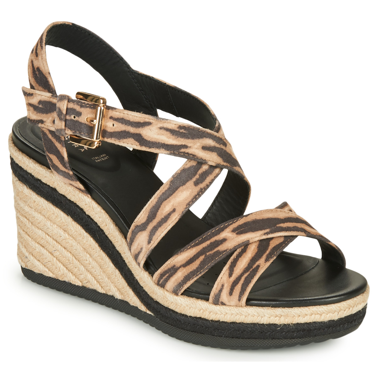 

Босоножки женские GEOX 16397381 коричневые 35 EU, Коричневый, 16397381