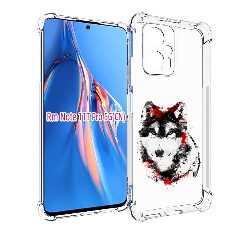 

Чехол MyPads кровавый волк для Xiaomi Redmi Note 11T Pro / 11T Pro Plus / Poco X4 GT пр..., Прозрачный, Tocco
