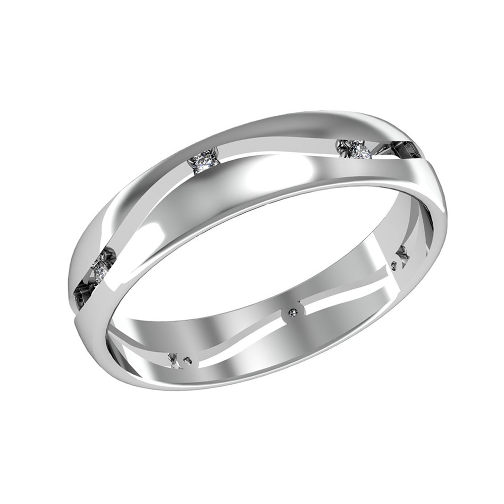 

Кольцо обручальное из серебра с фианитом р., ПРИВОЛЖСКИЙ ЮВЕЛИР 263788-FA11, 263788-FA11