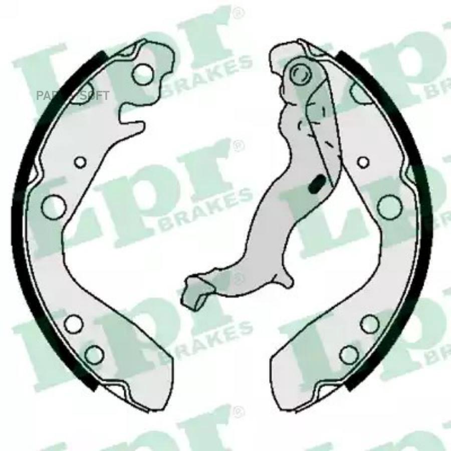 

Колодки торм.бар.HONDA JAZZ 1.2-1.4 (180x32) с рычагом ст.тормоза
