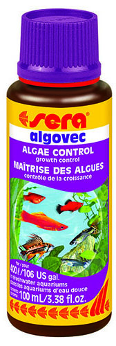 фото Средство для борьбы с водорослями в аквариуме sera algovec 100 мл