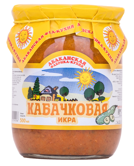 

Икра Абаканская Фабрика-кухня из кабачков 500 г