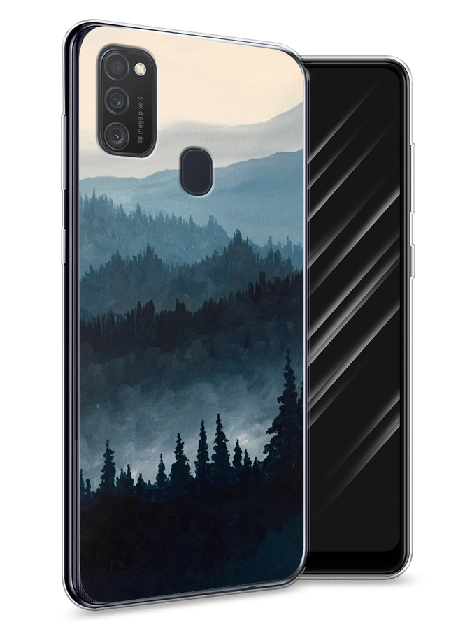 

Чехол Awog на Samsung Galaxy M21/M30s "Туманные горы", Разноцветный, 29750-4