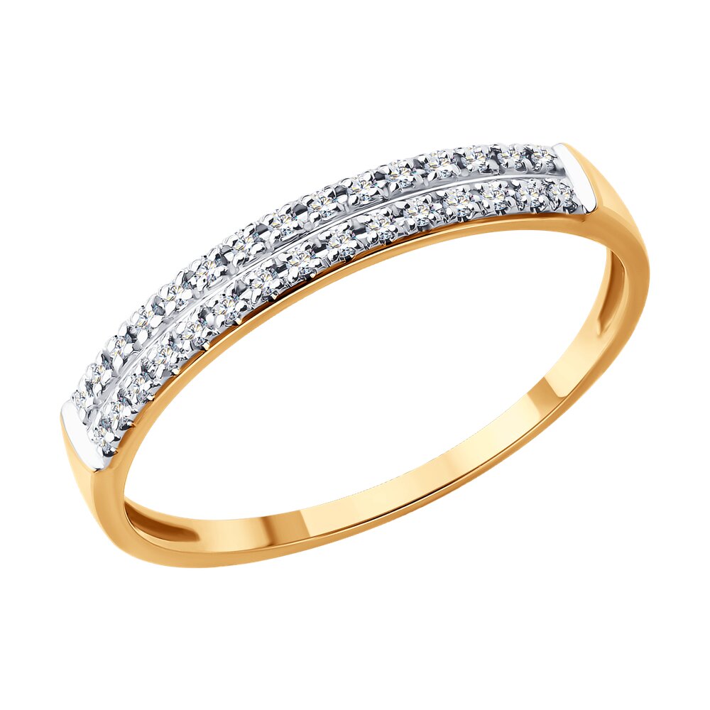 

Кольцо из золота р. 16,5 Diamant 51-210-02916-1, бриллиант, 51-210-02916-1