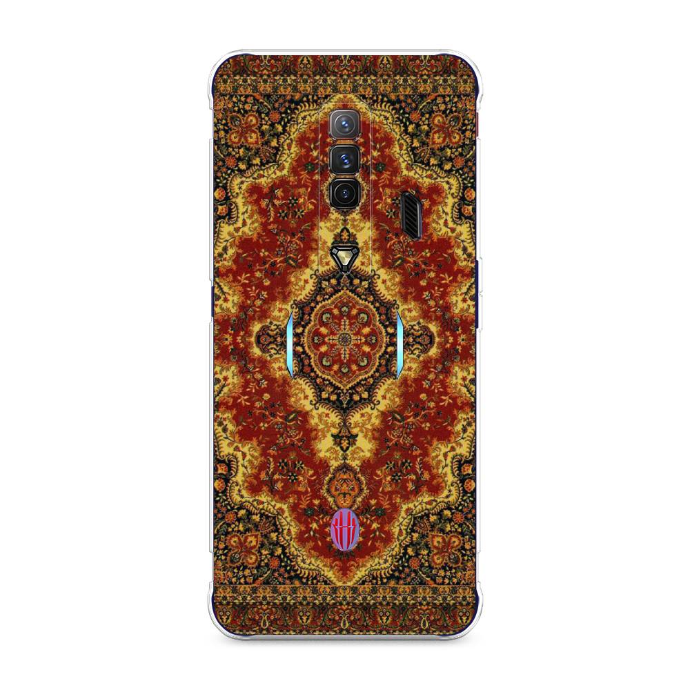 

Чехол на ZTE Nubia Red Magic 7 "Ковер", Коричневый;золотистый;красный, 135950-3