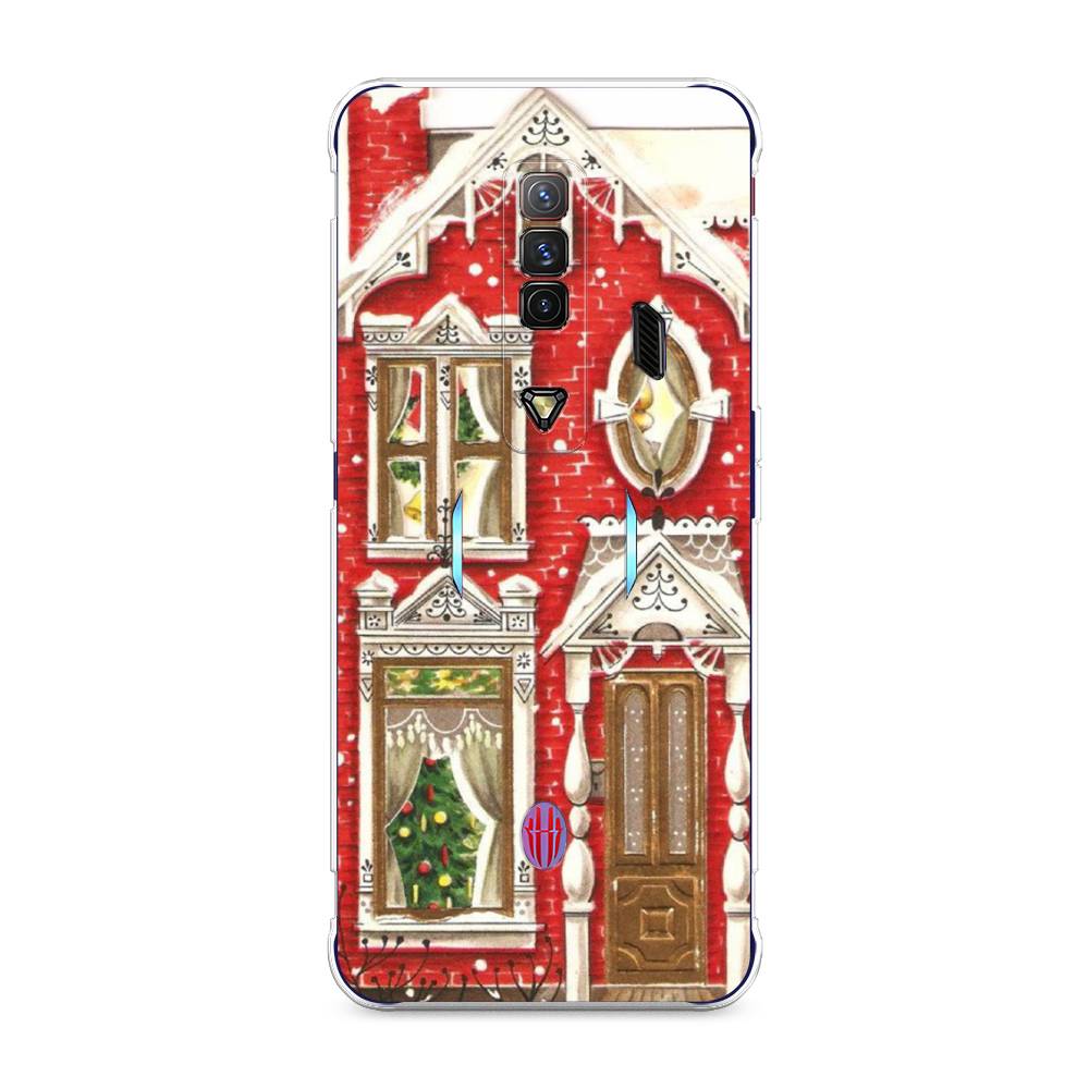 

Чехол на ZTE Nubia Red Magic 7 "Пряничный домик", Белый;красный;зеленый, 135950-5
