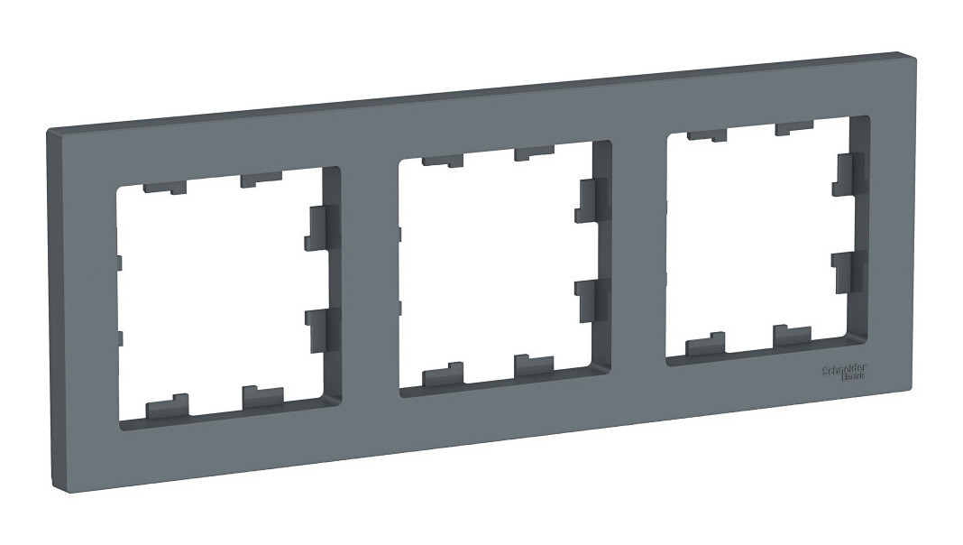 3-постовая универсальная рамка Schneider Electric ATLASDESIGN ГРИФЕЛЬ ATN000703 608₽