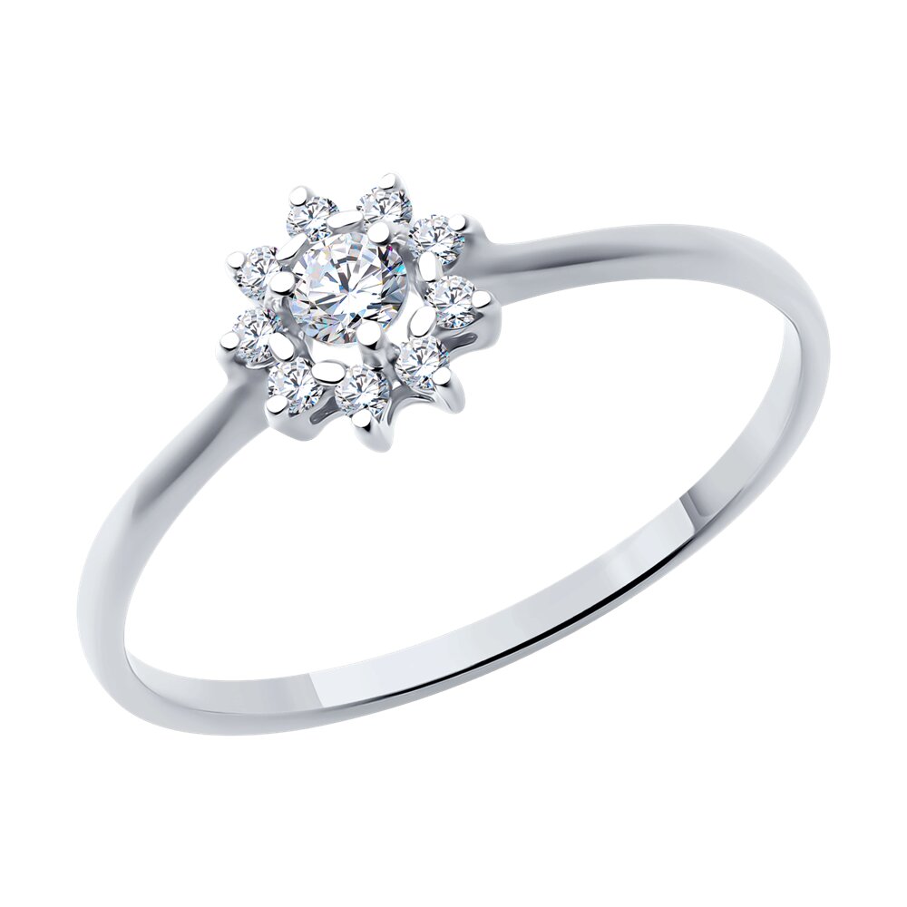 

Кольцо из золота р. , Diamant 52-110-02267-1, фианит, 52-110-02267-1