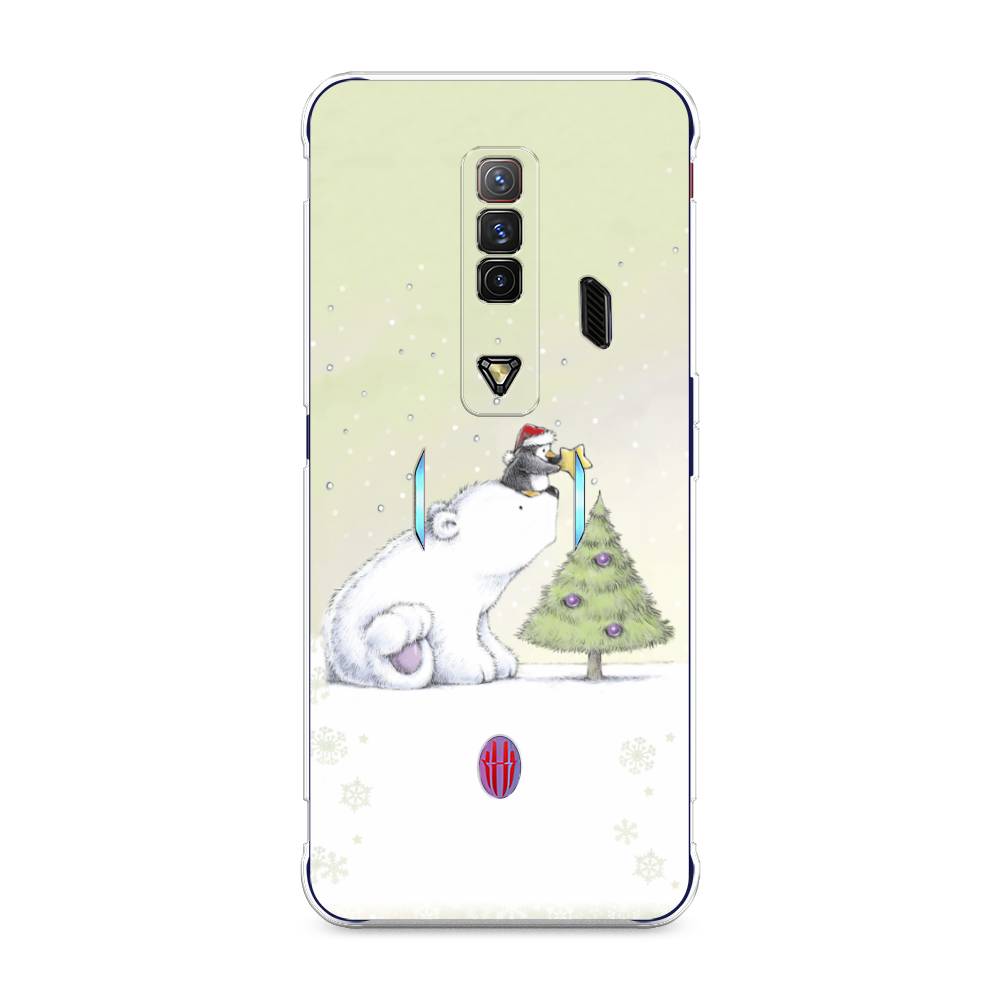 

Чехол на ZTE Nubia Red Magic 7 "Украшение елки", Белый;бежевый, 135950-5