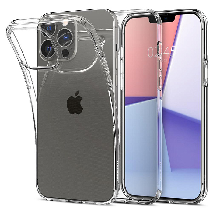 

Чехол Spigen Liquid Crystal (ACS04953) для iPhone 14 Pro (Crystal Clear), Прозрачный