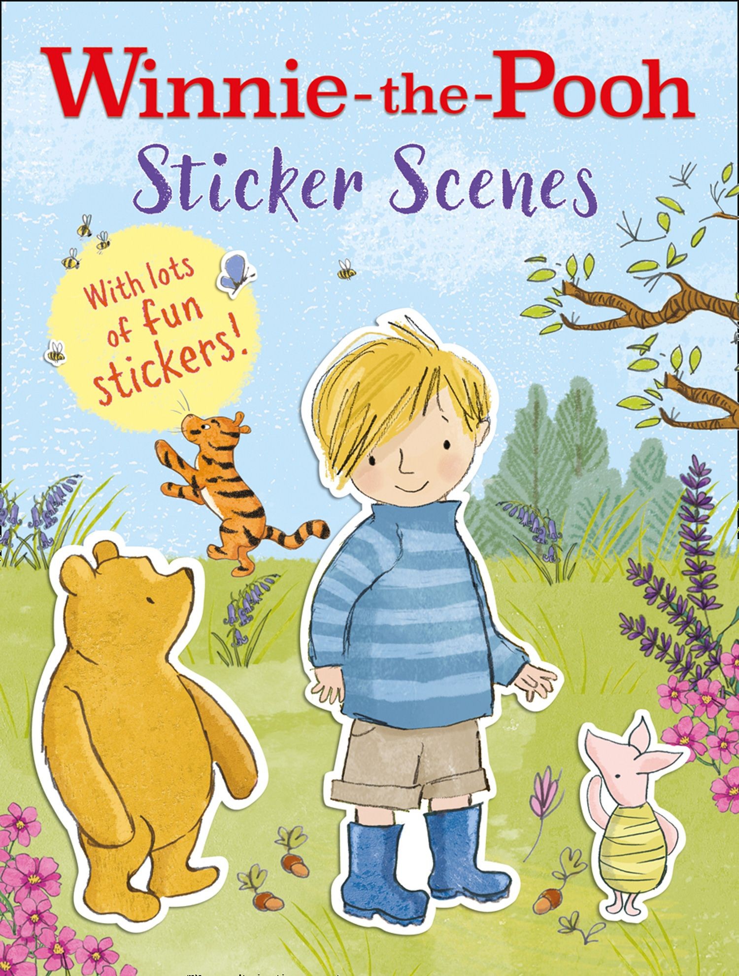 

Winnie-the-Pooh Sticker Scenes. With lots of fun stickers!