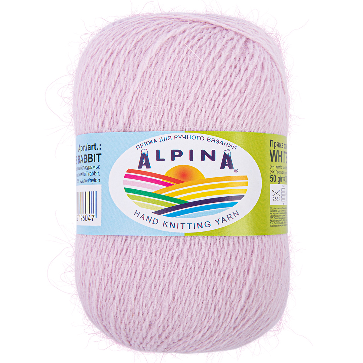 

Пряжа Alpina White Rabbit 10 шт. по 50 г 300 м №244 св.розовый, WHITE RABBIT