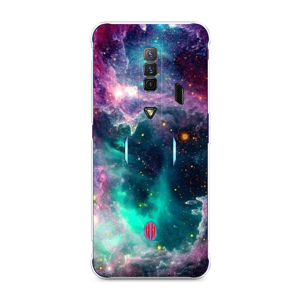 

Чехол на ZTE Nubia Red Magic 7 "Звездные облака", Розовый;бежевый, 135950-2