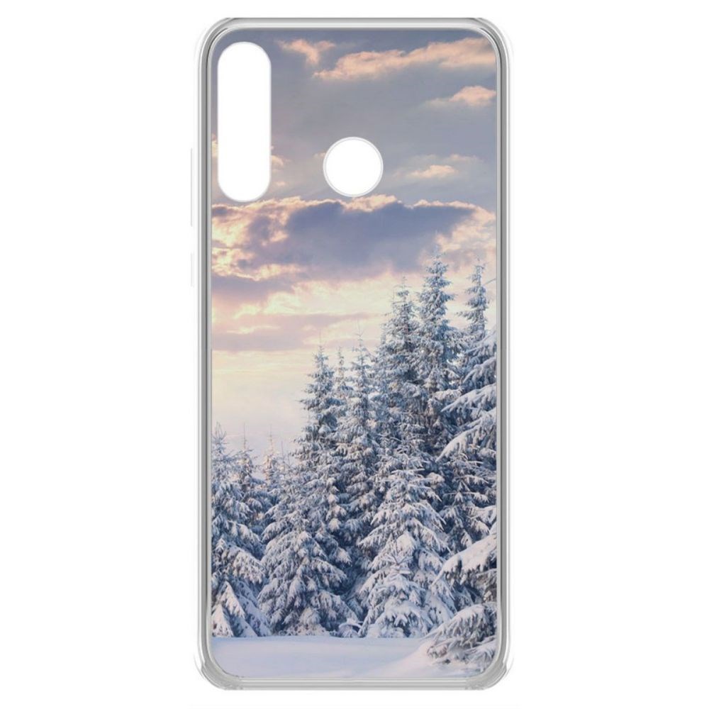 

Чехол-накладка Krutoff Clear Case Снежный пейзаж для Honor 20S