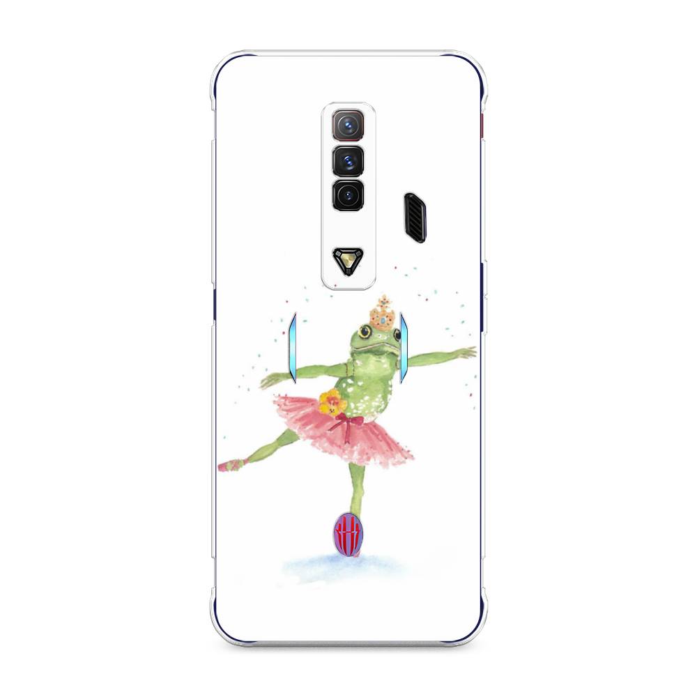 

Чехол на ZTE Nubia Red Magic 7"Лягушка-балерина", Зеленый, 135950-4