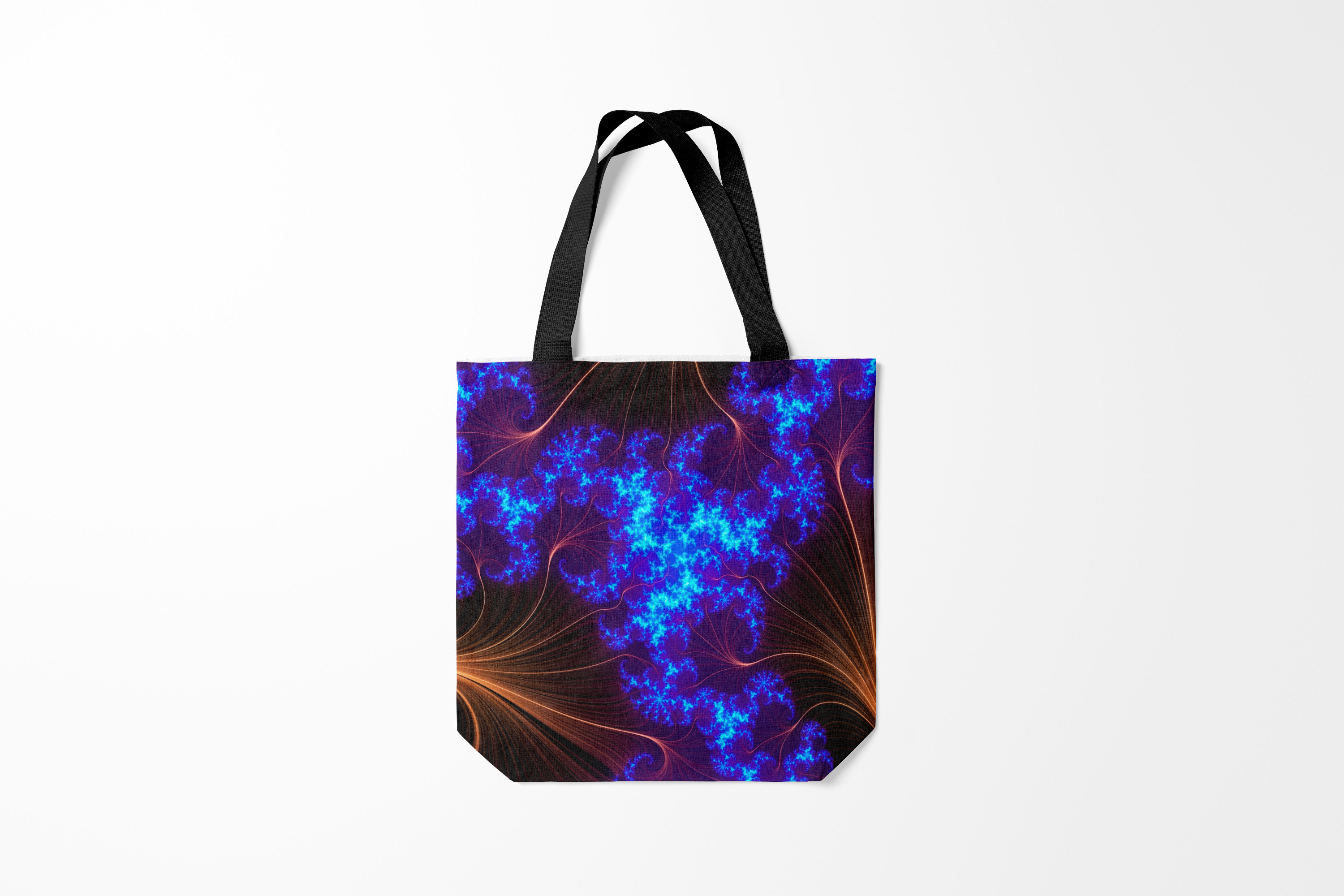 

Сумка шoппер унисекс Burnettie Разные FRACTAL STORM, черный, Разные FRACTAL STORM