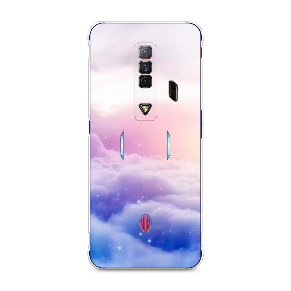 

Чехол на ZTE Nubia Red Magic 7 "Небеса", Голубой;белый;розовый, 135950-2