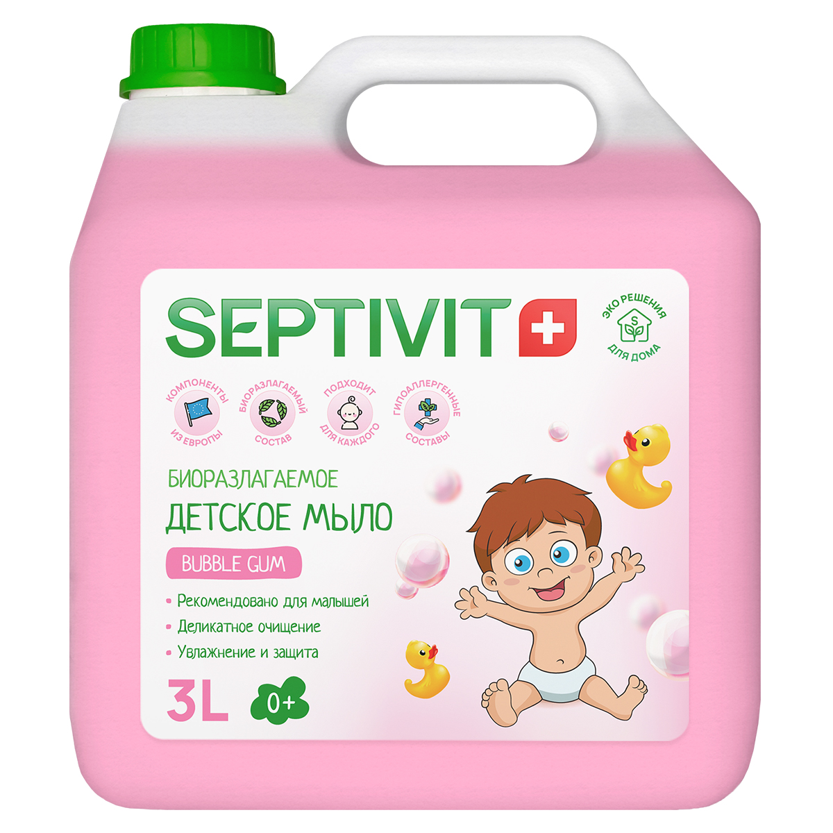 фото Мыло детское septivit premium bubble gum 3л