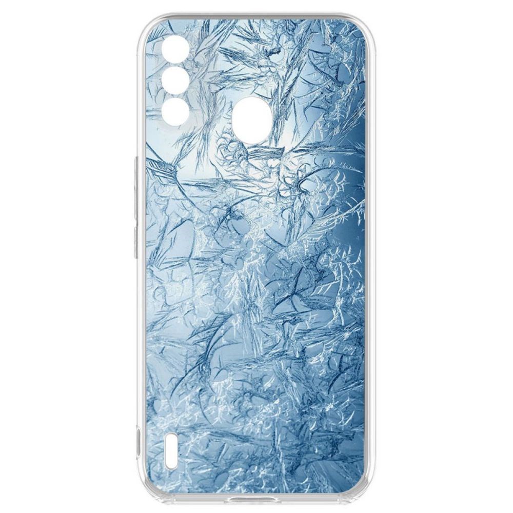 

Чехол-накладка Krutoff Clear Case Лед для ITEL A48, Прозрачный