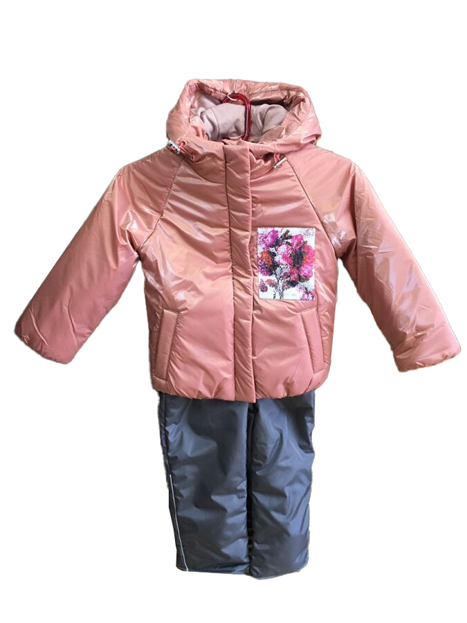 Комплект верхней одежды Аврора 894-Д темно-розовый, 122