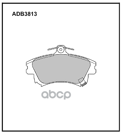 

Тормозные колодки ALLIED NIPPON дисковые передние ADB3813