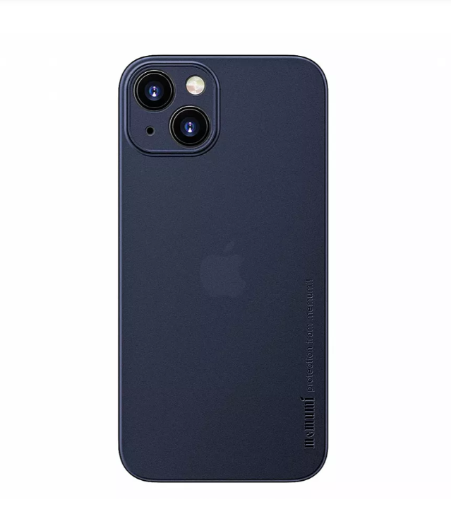 фото Чехол memumi ultra slim 0.3 для iphone 14 синий nobrand