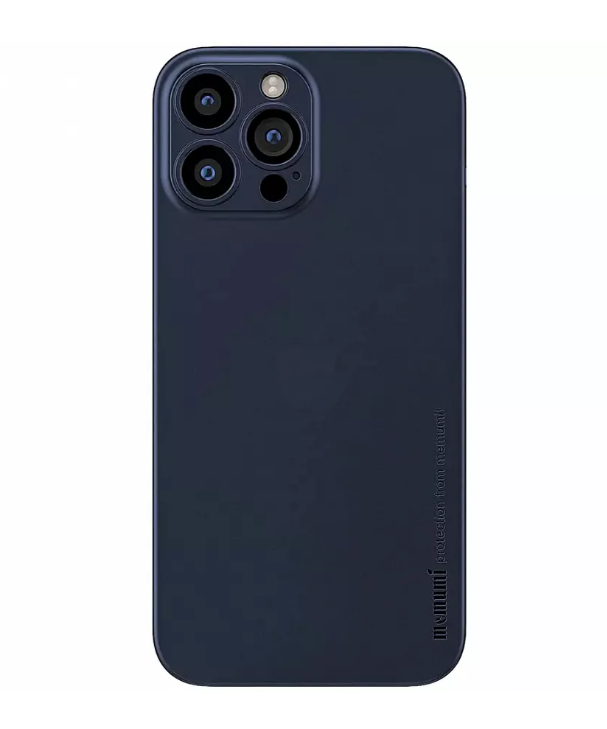 

Чехол Memumi Ultra Slim 0.3 для iPhone 14 Pro синий