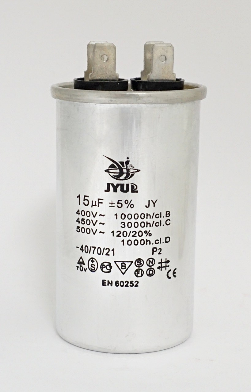 

CBB-65 15 мкФ 450 В 40*70 mm 5% Алюмин. Корпус, CBB-65_к09-5-1 69465_15мкФ 450В
