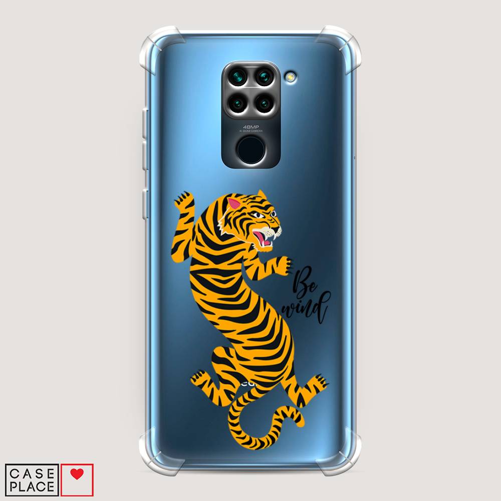 

Чехол Awog на Xiaomi Redmi 10X 4G/Note 9 "Tiger be wind", Разноцветный