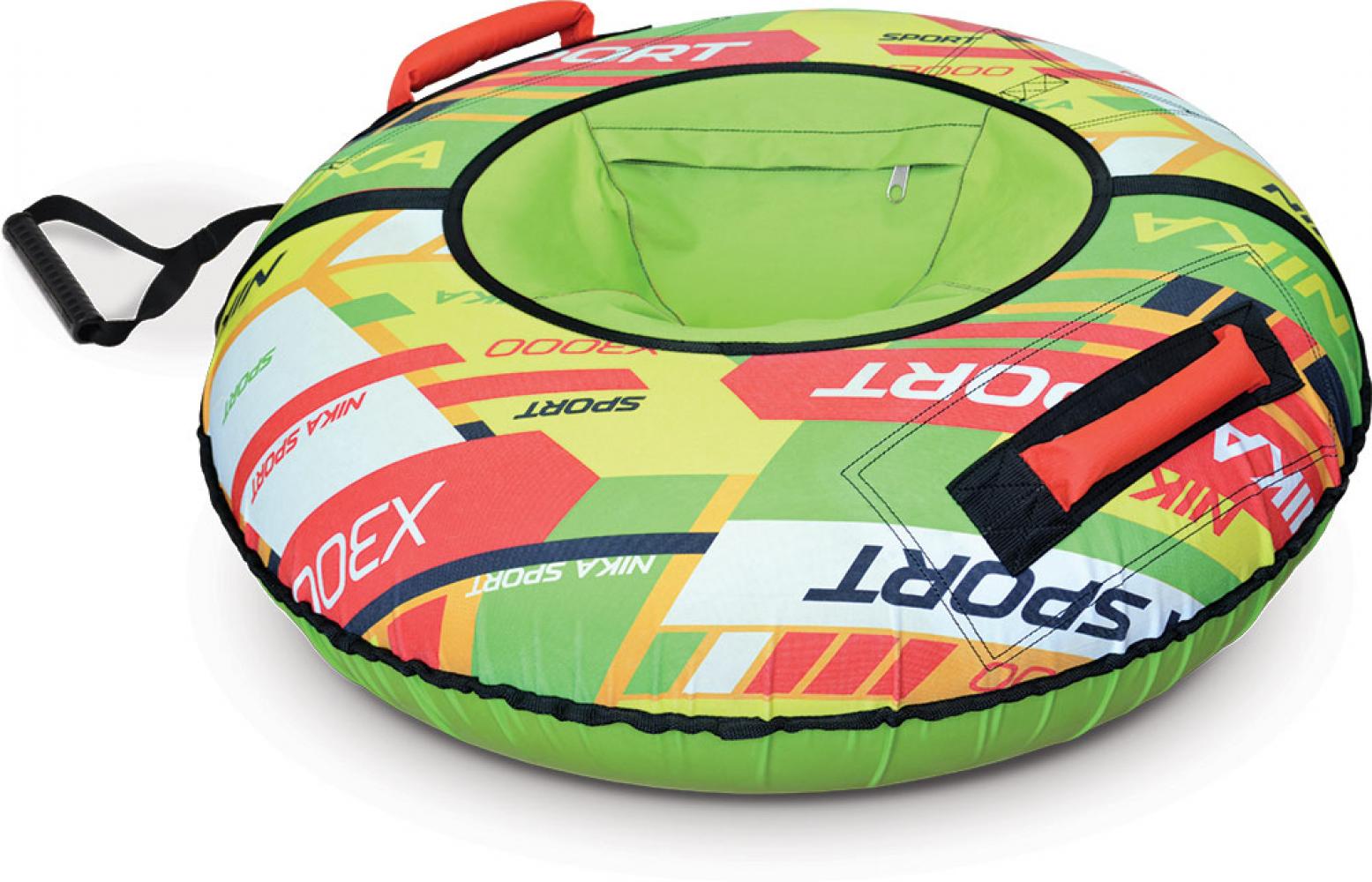 

Тюбинг 95 см с камерой Nika ткань/ПВХ, принт зеленый sport, ТБ2К