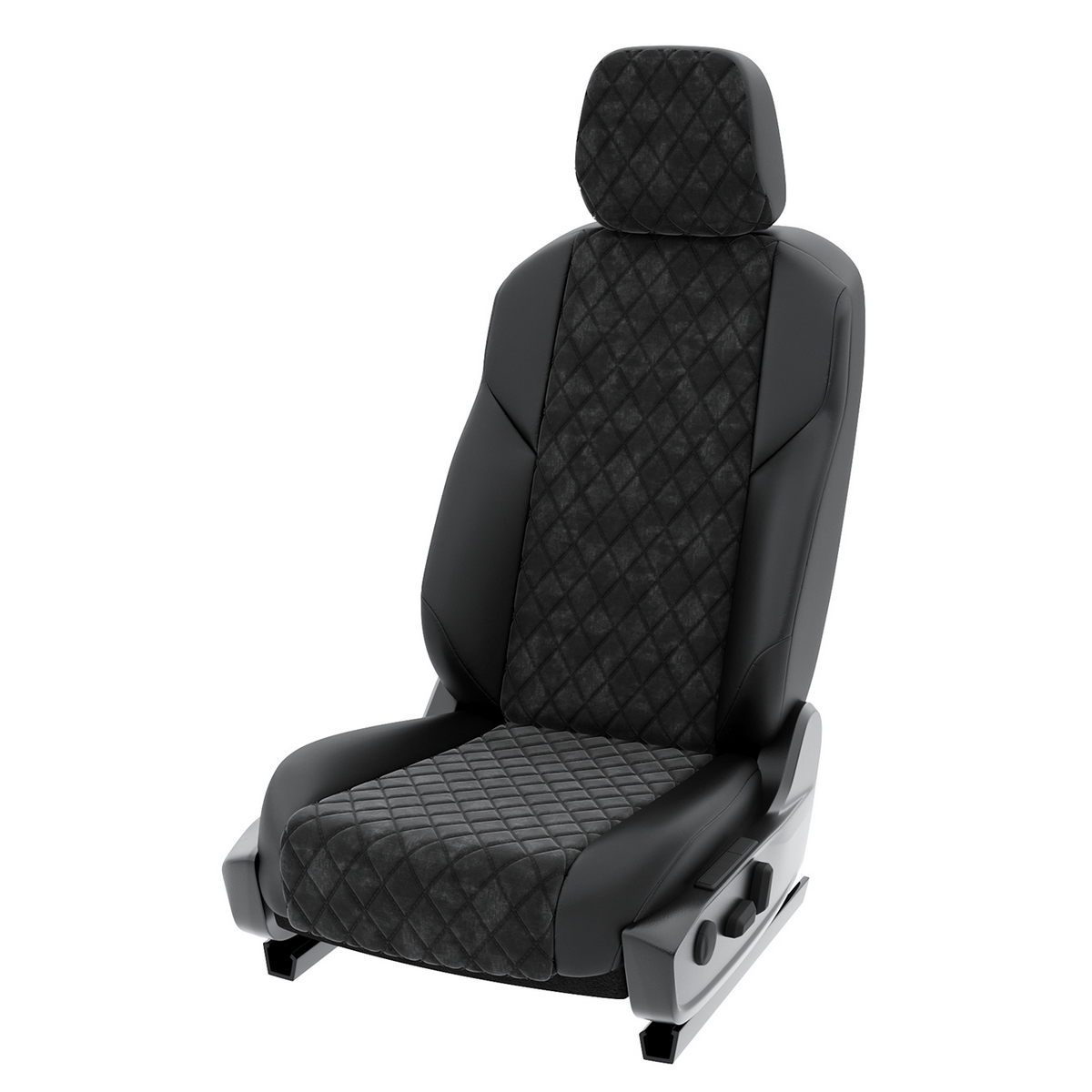 

Чехлы на сиденья Click Auto для Субару Форестер CA532CF44 алькантара с ромбом, Черный, 716