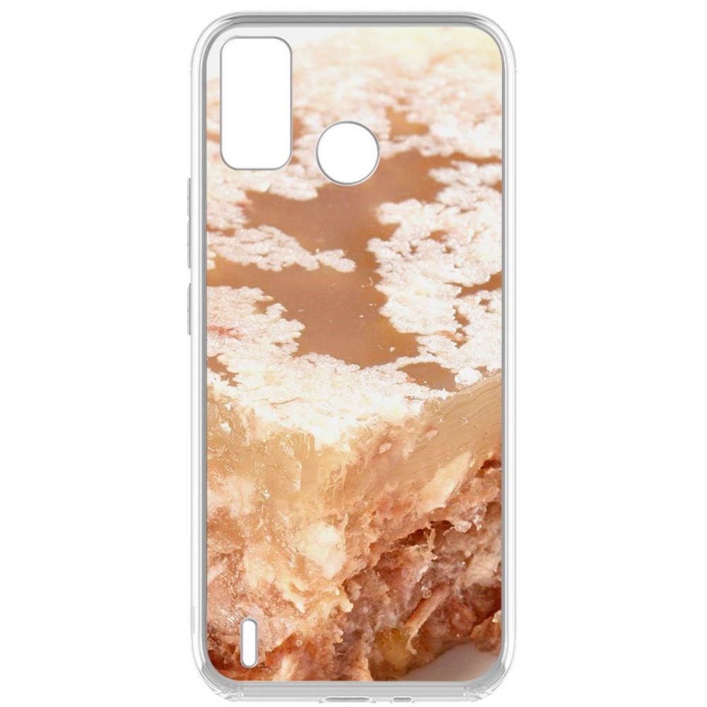 

Чехол-накладка Krutoff Clear Case Холодец для Tecno Spark 6 Go