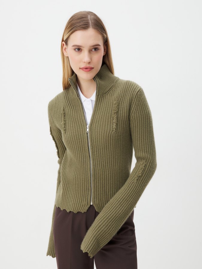 

Кардиган женский Maison David 2024-003 хаки 2XL, 2024-003
