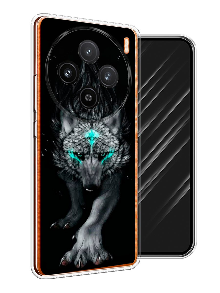 

Чехол Awog на Vivo X100 "Волшебный волк", Черный;серый, 2611750-1