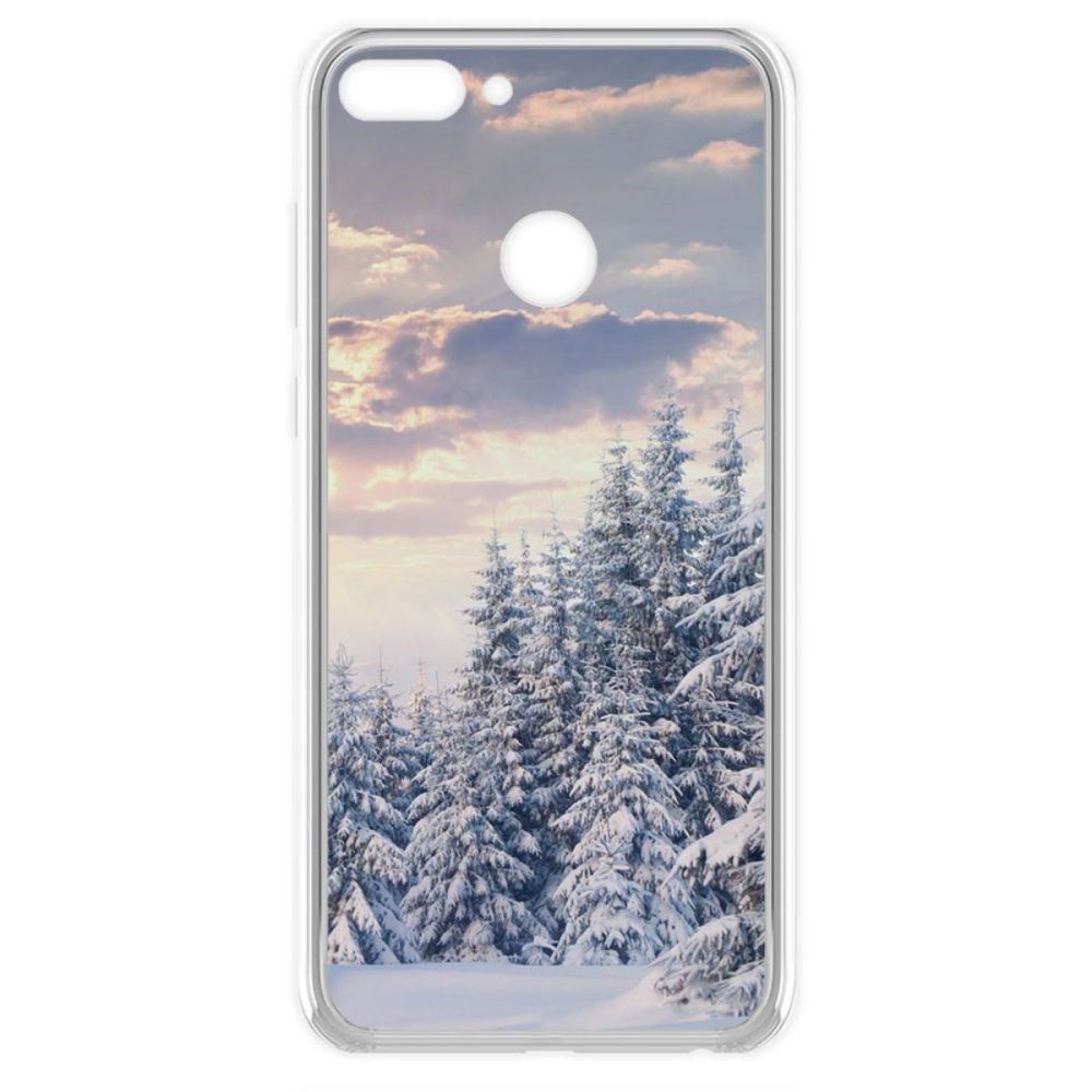 

Чехол-накладка Krutoff Clear Case Снежный пейзаж для Huawei P Smart